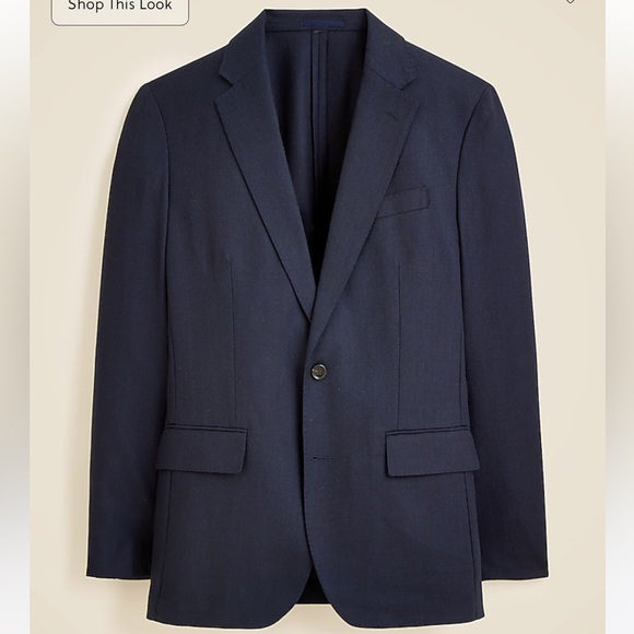 🟣 BOGO! Men's Slim Cut Ludlow Suit in Four Season Wool - Picture 5 of 13